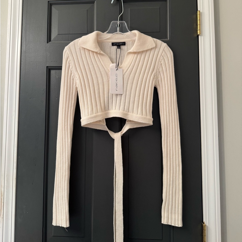 Cotton Candy LA crop sweater